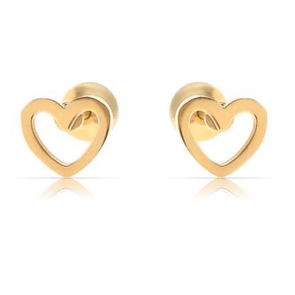 Ohrstecker Open Heart | Gold