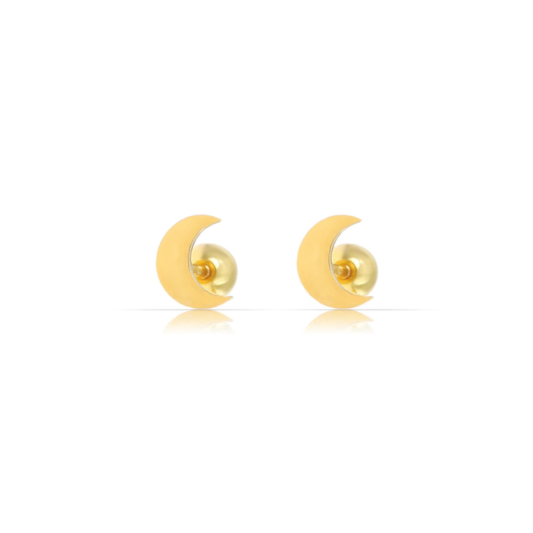 Ohrstecker Mond | Gold