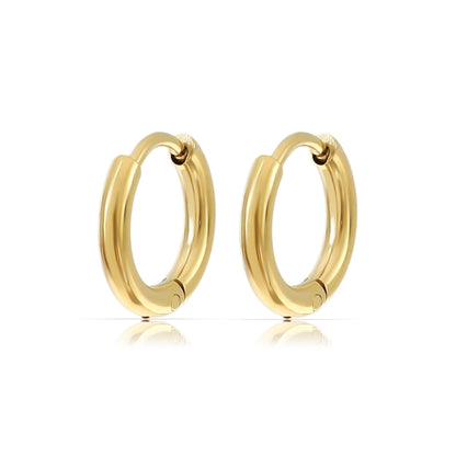 Ohrringe Rund Small | Gold & Silber