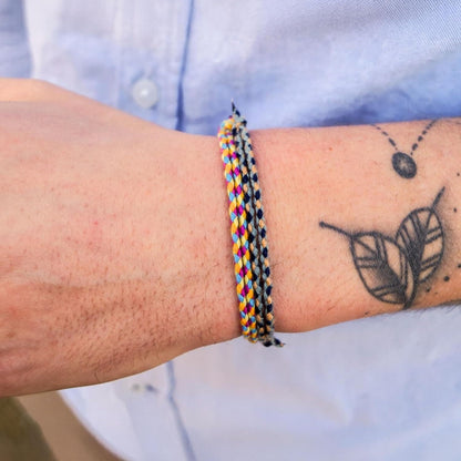 Surfer Armband Set 2er – Boho Freundschaftsarmband Unisex