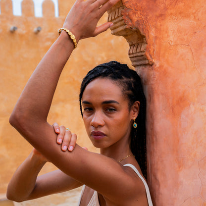 Goldener Boho Armreif – 18K vergoldet & verstellbar