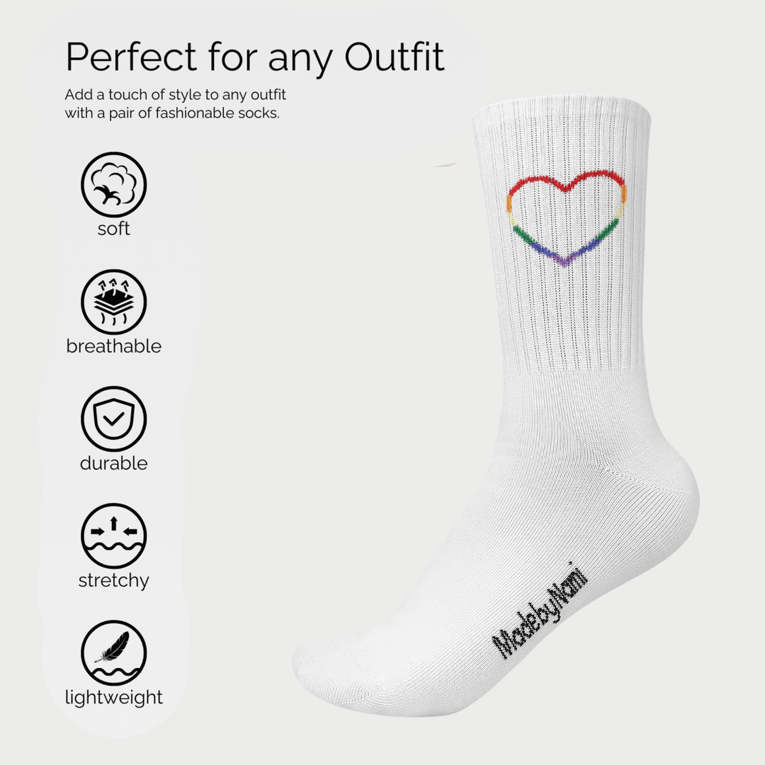 3er Set Socken | Regenbogen