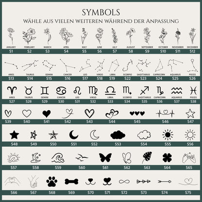 Wickelarmband mit Plättchen – Grün