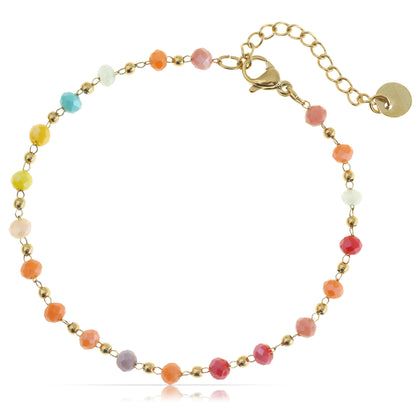 Perlenarmband Gold