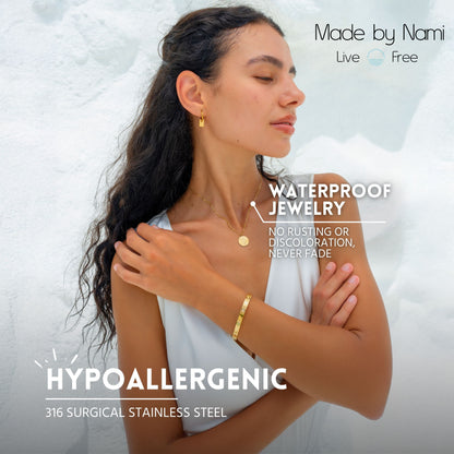 Goldene Sonnenkette 18K vergoldet – Boho Mandala Design