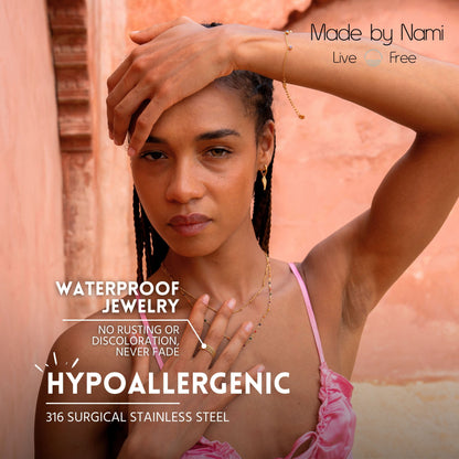 Goldener Boho Ring 18K vergoldet – Verstellbar & Wasserdicht