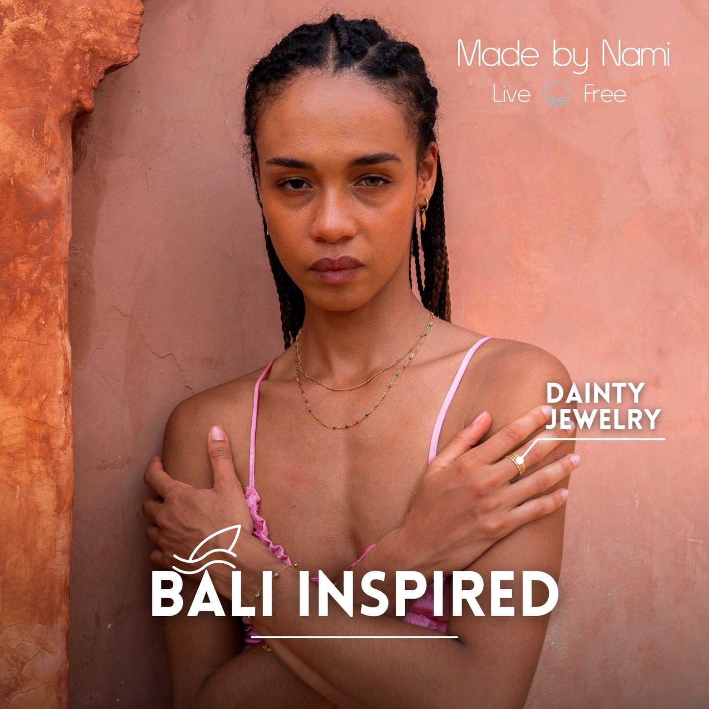 Goldener Boho Ring 18K vergoldet – Verstellbar & Wasserdicht