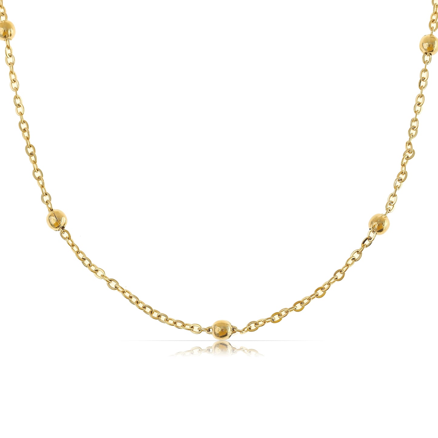 Goldene Brillenkette 18K Vergoldet