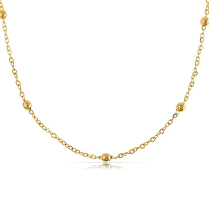 Goldene Brillenkette 18K Vergoldet