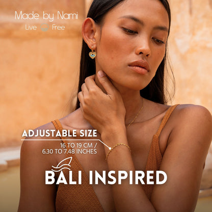 Feines Goldarmband 18K vergoldet – Verstellbar & Wasserdicht