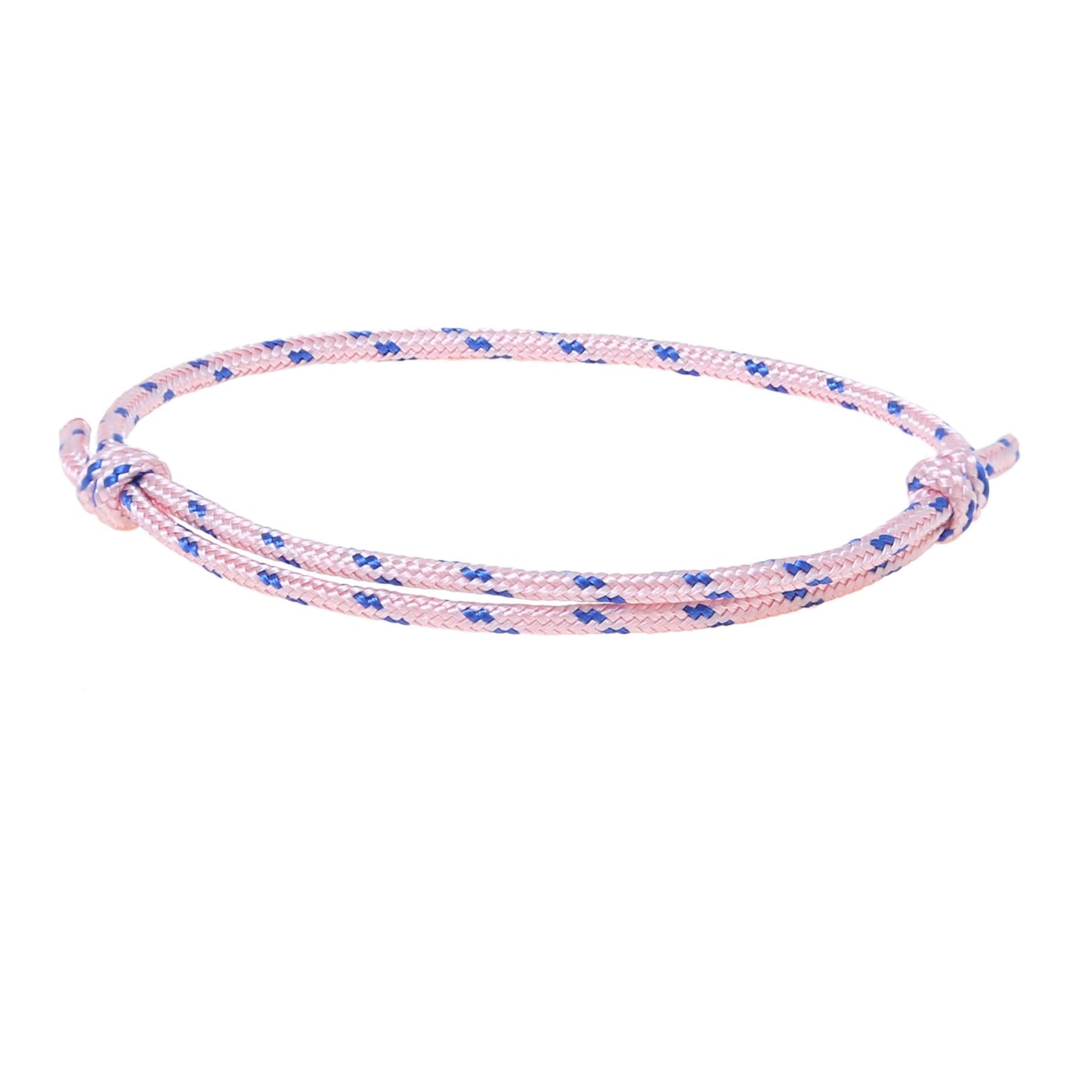 Surfer Armband Set (2er) Navy & Rosa - Wasserdicht & Verstellbar