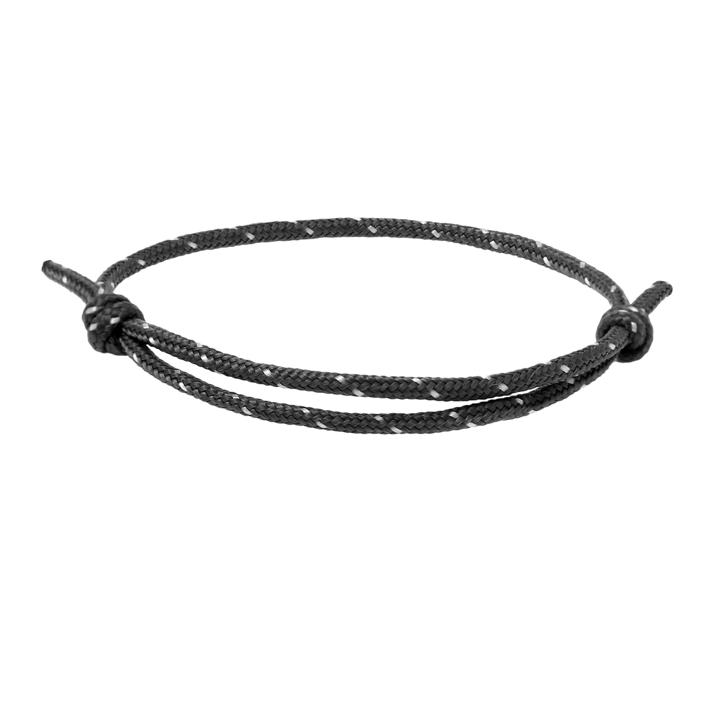 Surfer Armband 2er Set Schwarz & Grau – Wasserfest & Handgefertigt