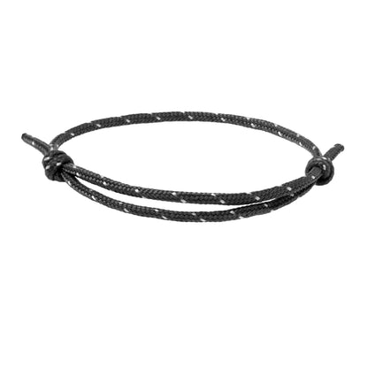 Surfer Armband 2er Set Schwarz & Grau – Wasserfest & Handgefertigt