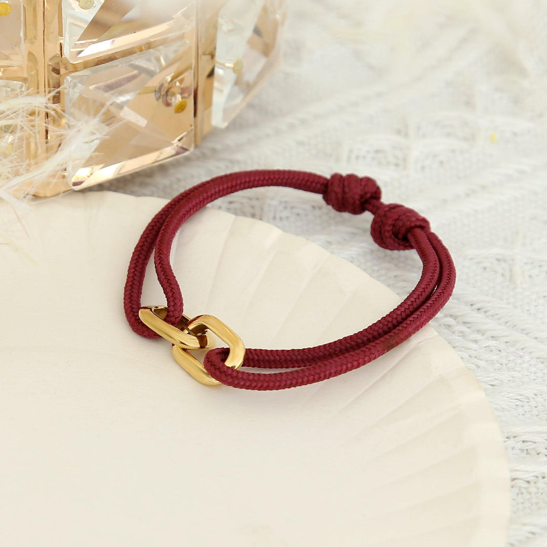 Unity Armband Rot Gold