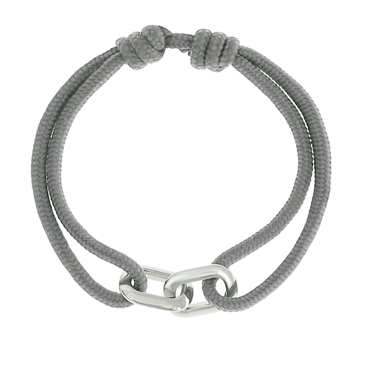 Unity Armband Grau Silber