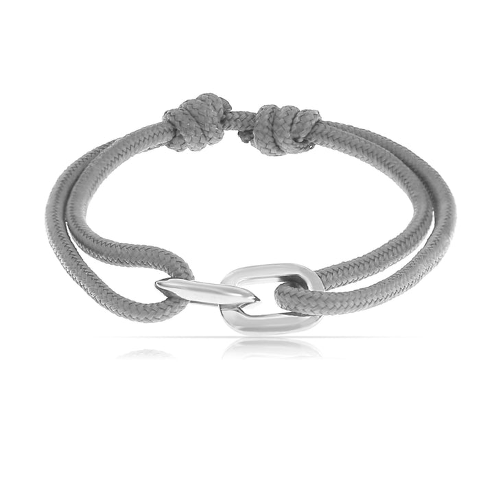 Unity Armband Grau Silber