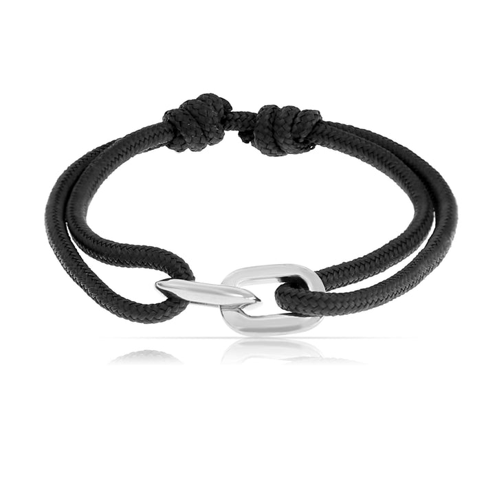 Unity Armband Schwarz Silber