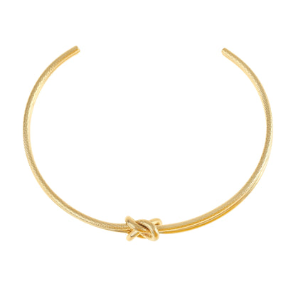 18K Gold Armreif mit Knoten