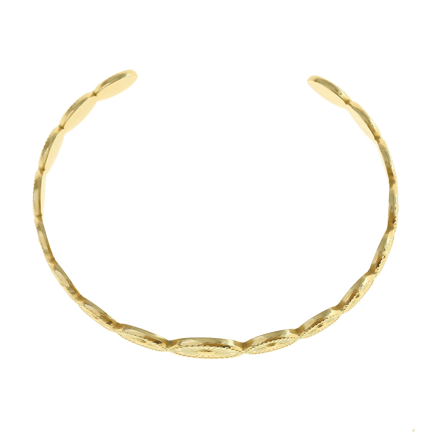 Goldener Boho Armreif – 18K vergoldet & verstellbar