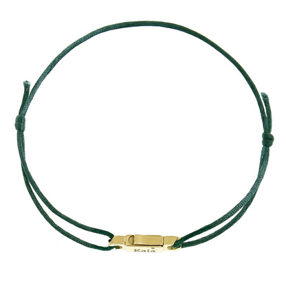 Armband mit Karabiner – Grün