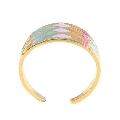 Boho Ring Gold Bunt 18K Vergoldet Verstellbar