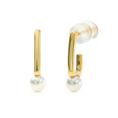 Ohrringe Perle Stab | Gold