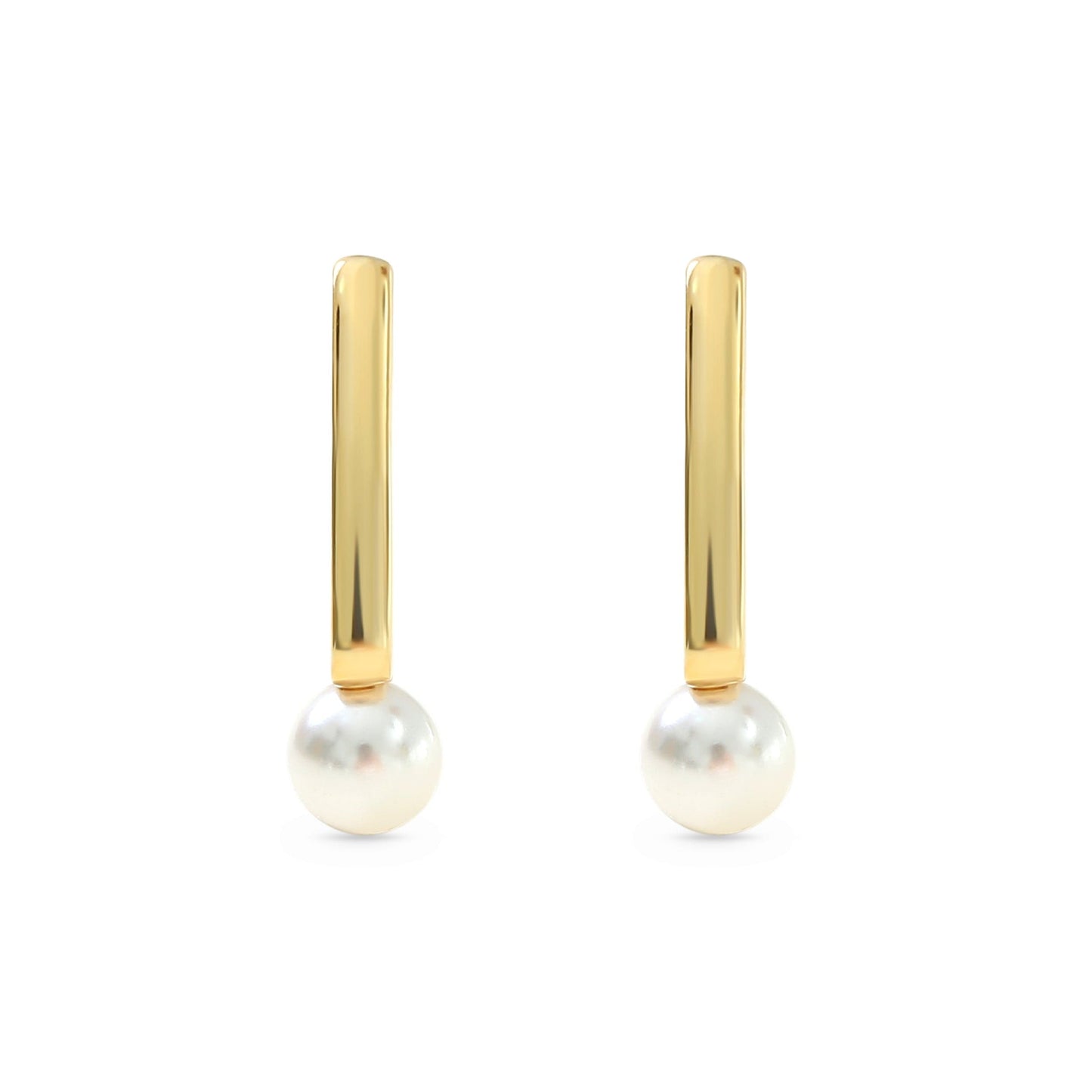 Ohrringe Perle Stab | Gold