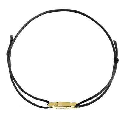 Armband mit Karabiner – Schwarz