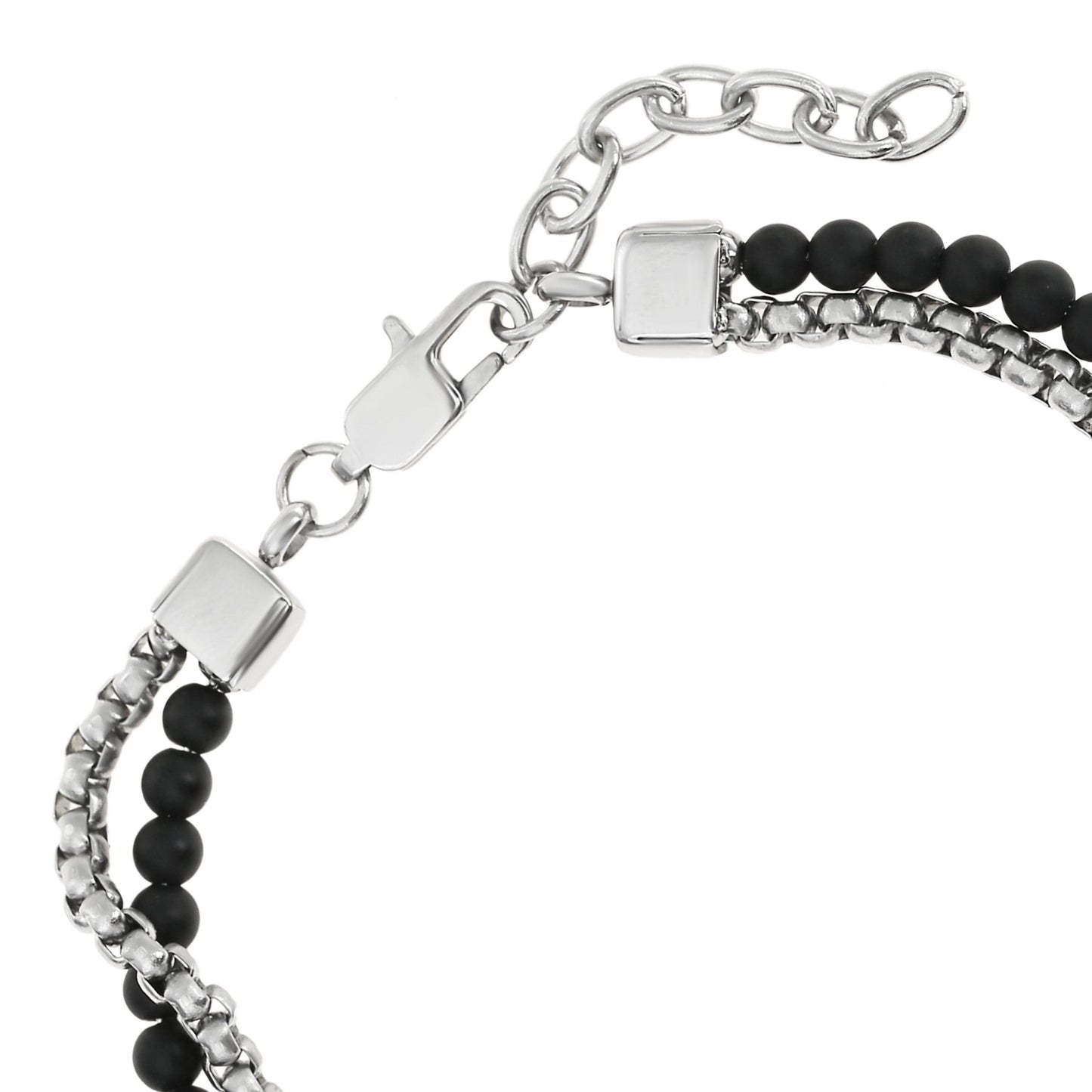 Herren Armband Edelstahl – Doppelt & Wasserfest