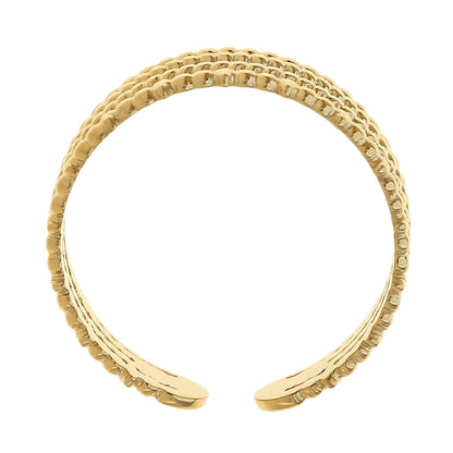 Goldener Boho Ring 18K vergoldet – Verstellbar & Wasserdicht