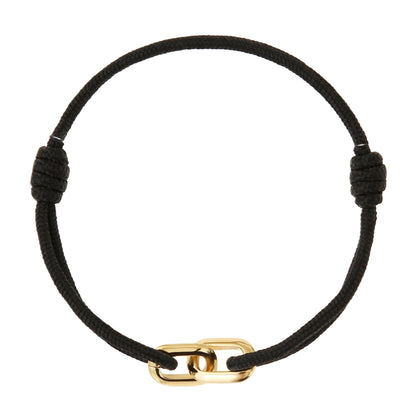 Unity Armband Schwarz Gold
