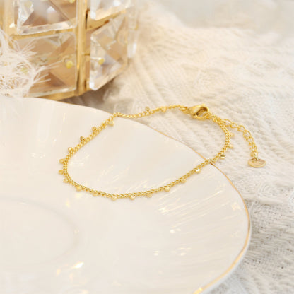 Feines Goldarmband 18K vergoldet – Verstellbar & Wasserdicht