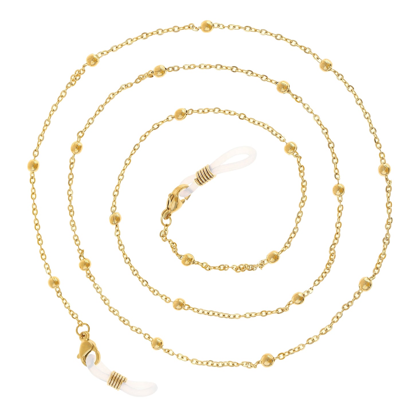 Goldene Brillenkette 18K Vergoldet