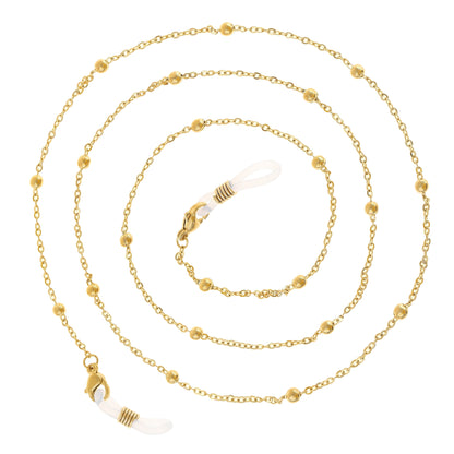 Goldene Brillenkette 18K Vergoldet