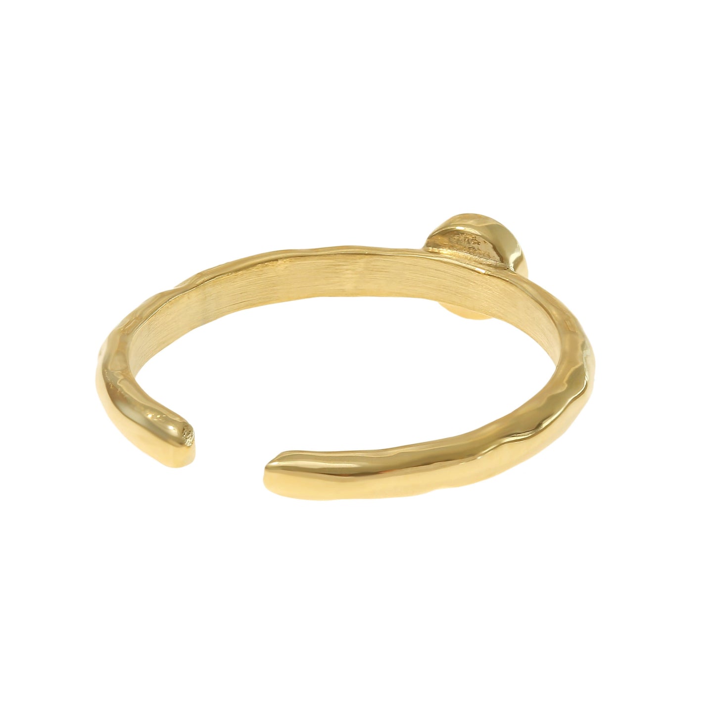 Goldring mit Türkisstein – Verstellbar & Wasserfest