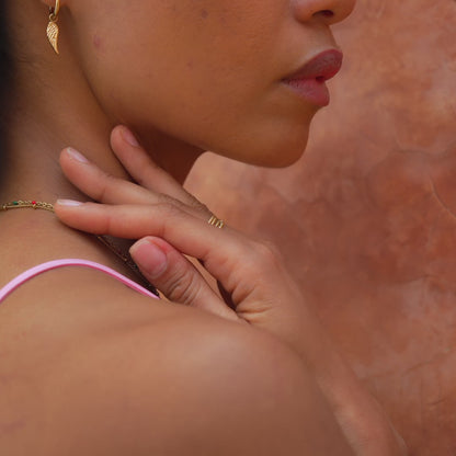 Goldener Boho Ring 18K vergoldet – Verstellbar & Wasserdicht