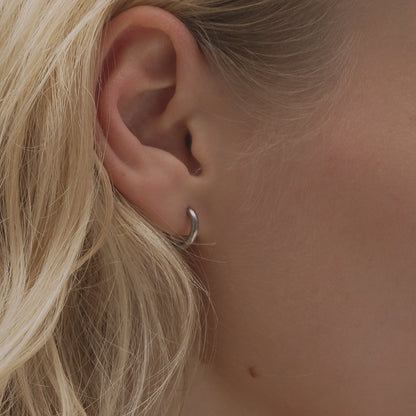 Ohrringe Rund Small | Gold & Silber