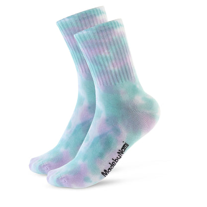 Batik Tennissocken Damen – 2er Set Bunte Retro Socken