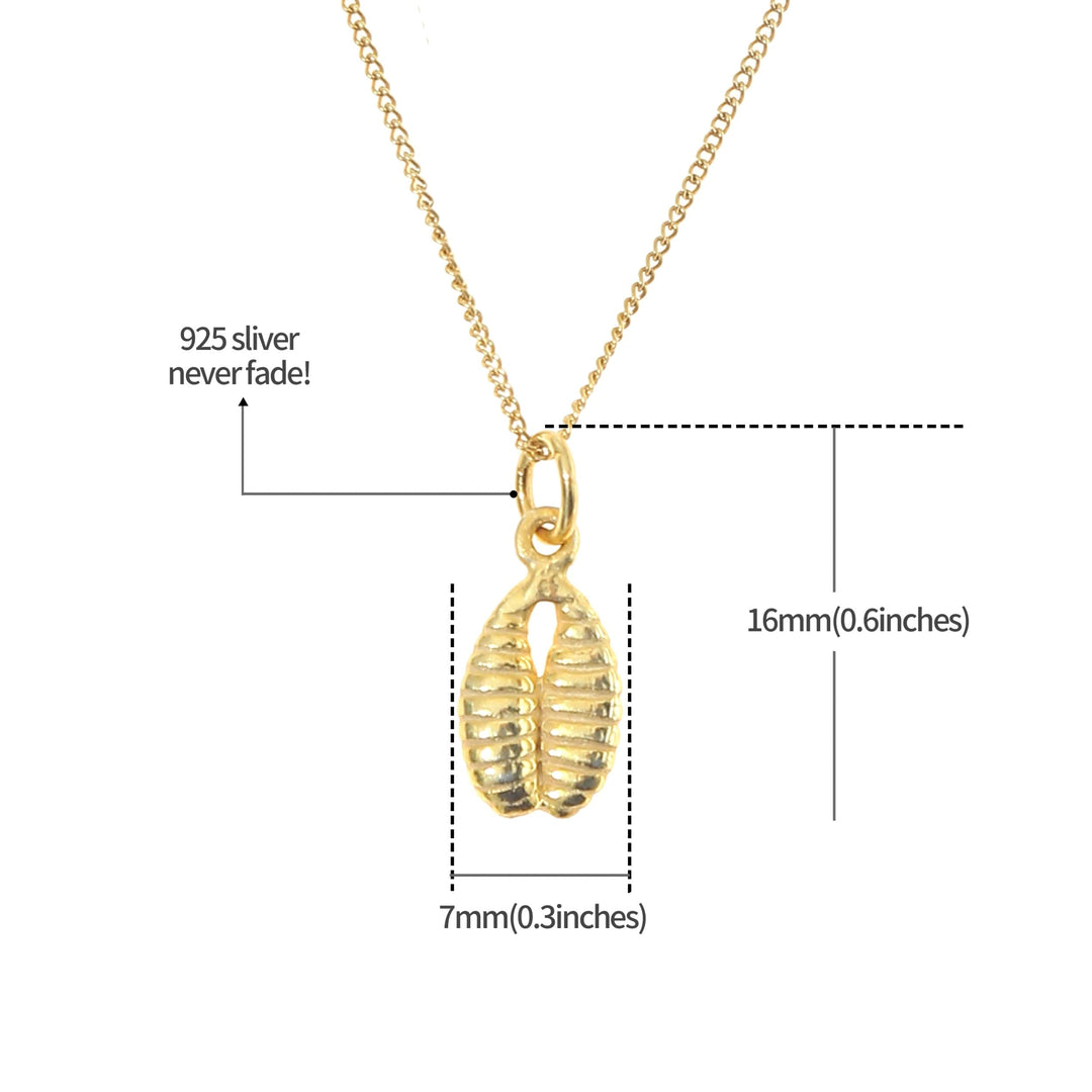 Muschel Halskette Gold / Silber