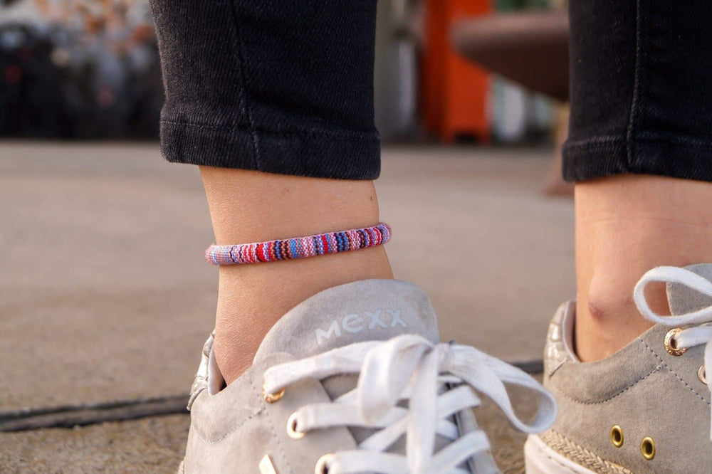 Bali Boho Fußband - Multicolor - Made by Nami