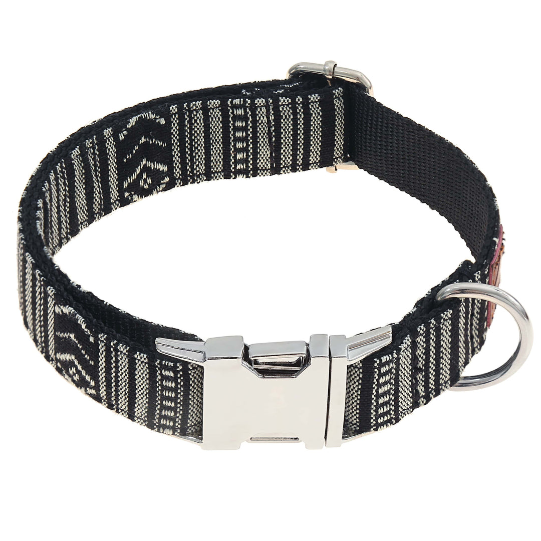 Boho Hundehalsband - Schwarz