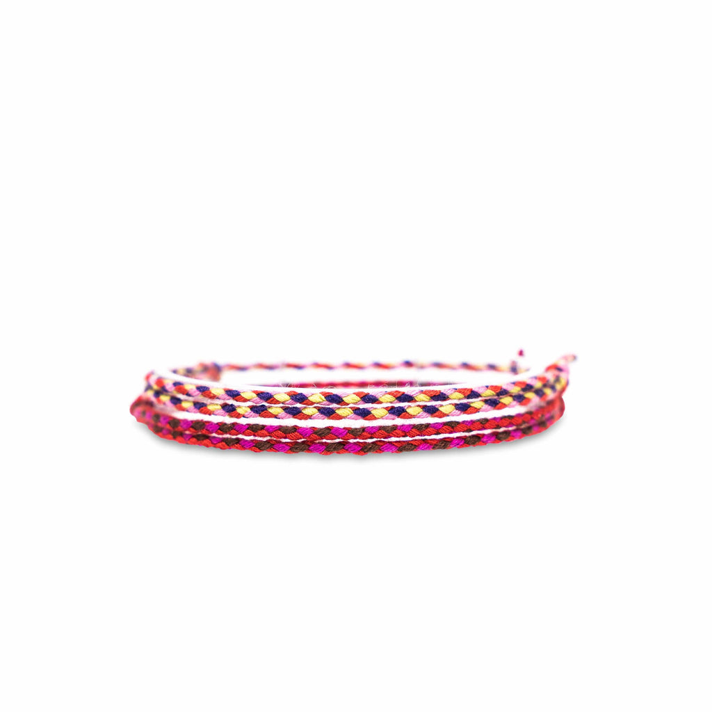 Made by Nami Surfer 2er Set SC Armband - Dark Red