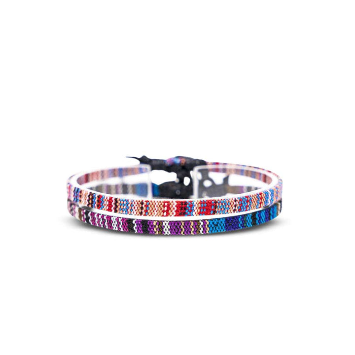Made by Nami Surfer 2x Surfer Armband - Multi & Lila