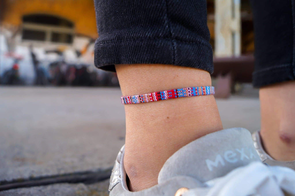 Bali Boho Flat Fußband - Multi - Made by Nami