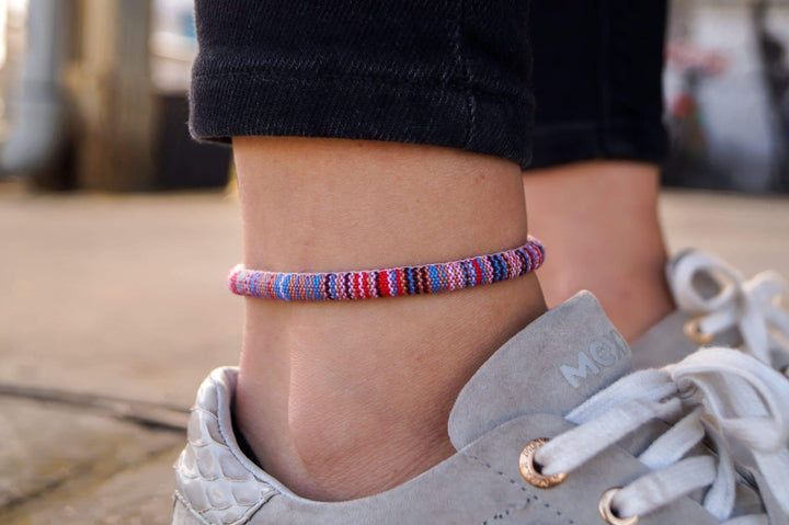 Bali Boho Fußband - Multicolor - Made by Nami