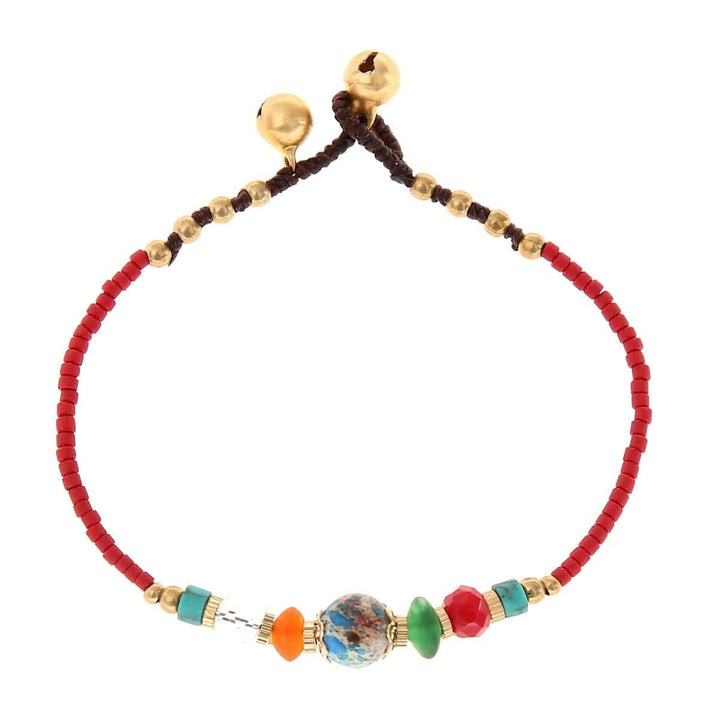Goa "Mystical Red" Armband - Made by Nami