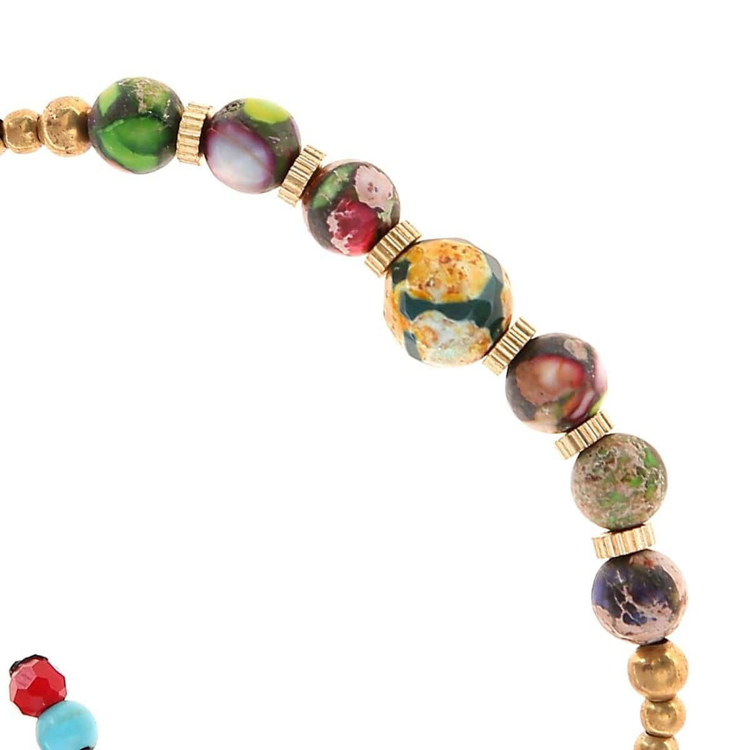 Goa " Tiger Beads" Armband - Made by Nami