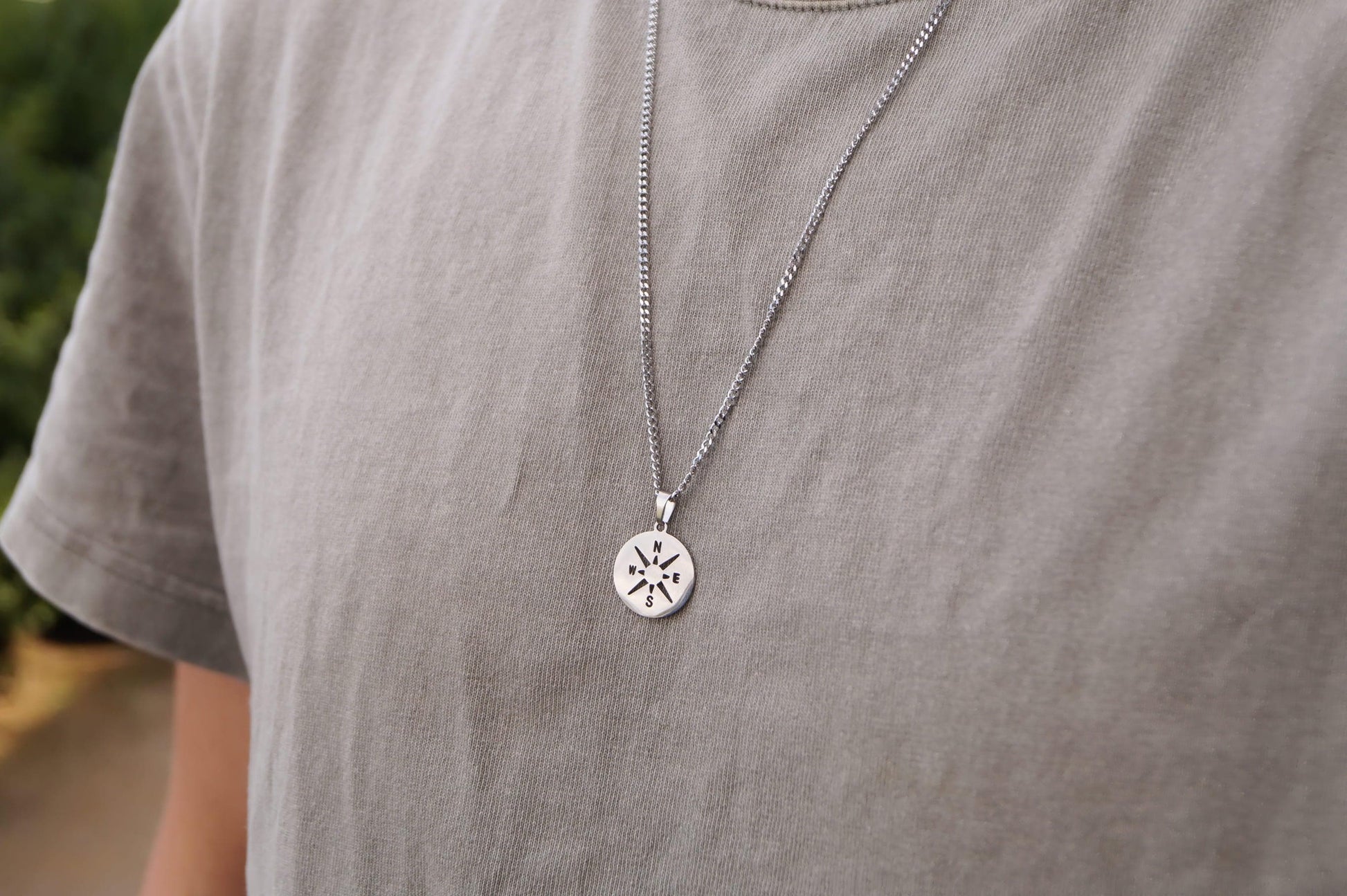 Made by Nami Surfer Herren Halskette - Silver Origin