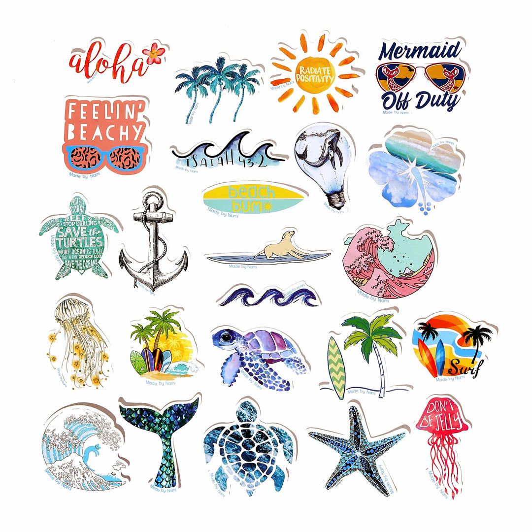 Made by Nami Surfer Surfer Sticker Set - Maritim